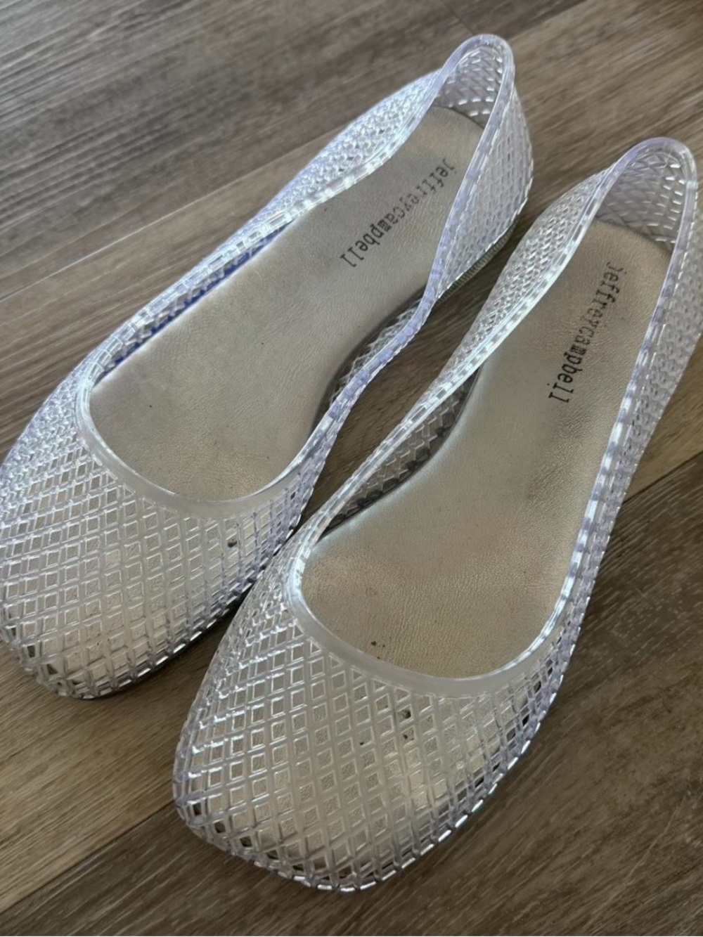 Jeffrey Campbell Clear Jelly Ballet Flat - Crystal Transparent - Picture 3 of 5